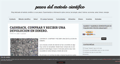 Desktop Screenshot of pasosdelmetodocientifico.com